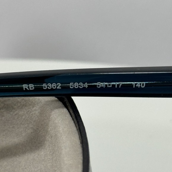 Ray-Ban RB 5362 5834 Blue Pink Gradient Cat Eye Eyeglasses Frames 54-17-140 Case main image 3